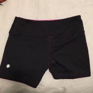 lululemon reversible bike shorts